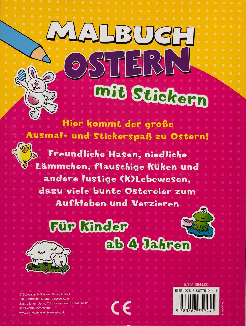 Bücher: Malbuch Ostern mit Stickern – Neu (gemäss Beschreibung) aus Sarnen von Livres 1