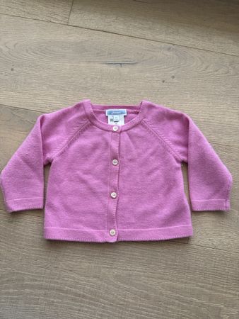 Jacadi Baby Girl Cardigan - Size 6 Months - Pink