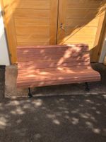 Gartensitzbank restauriert