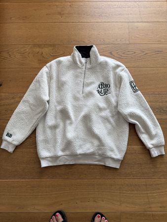 Teddy Fleece Pullover Redefined Rebel weiss Grösse XL