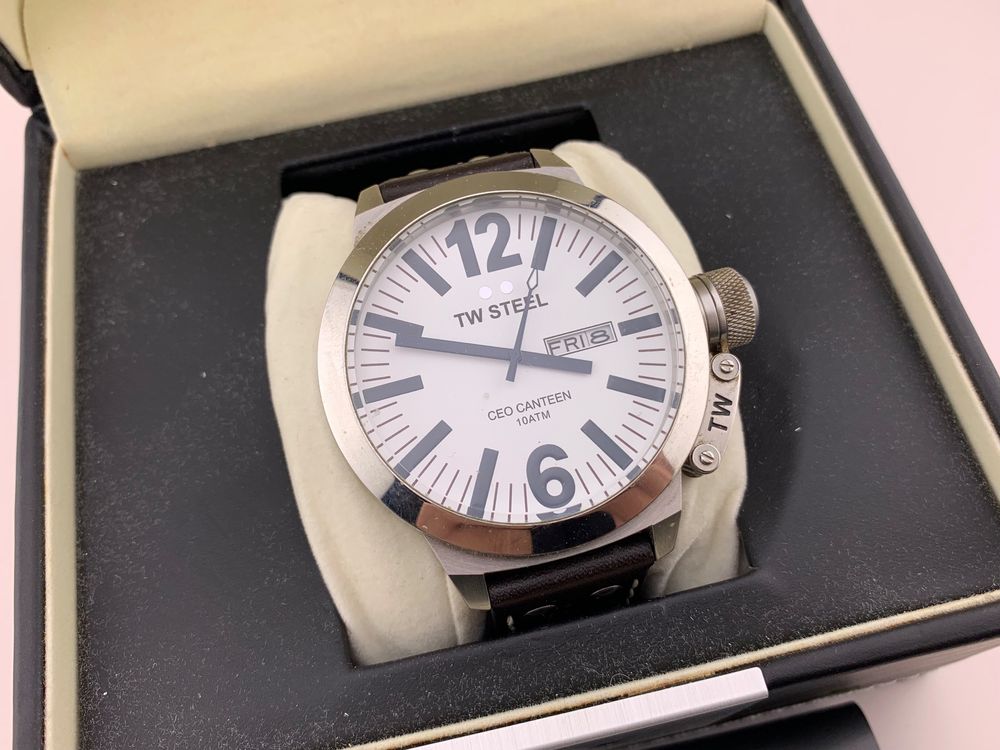 Montre Homme TW Steel CE1023 - Chronographe Quartz - Occasion - Pile à Changer