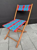 1960s foldable mid-century wooden chair