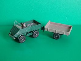 Unimog mit Anhänger von Wiking 1/87