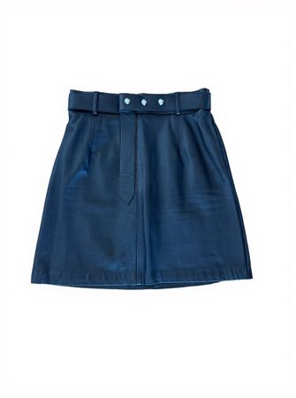 Sandro Paris leather mini skirt, size 1