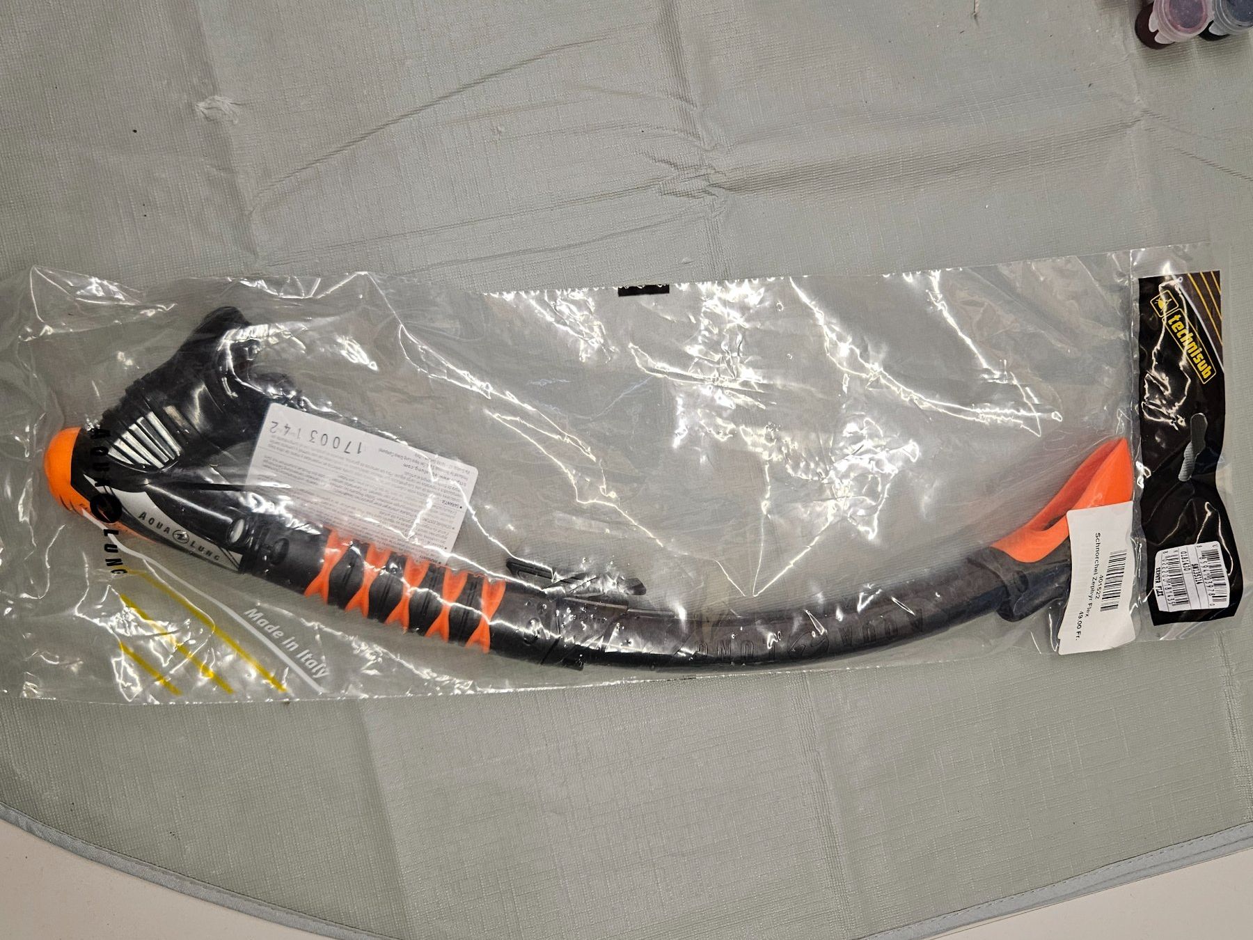 Tauchanzüge: Tauchschnorchel Technisub Zephyr Flex neu – Neu und originalverpackt aus St.Gallenkappel von RocknSkull