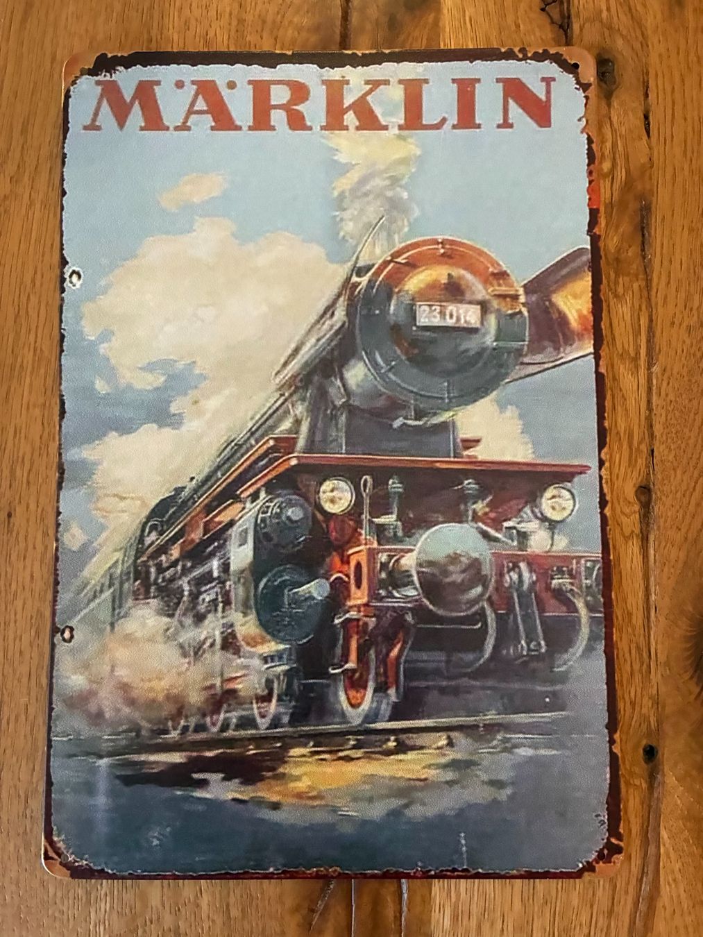 Insegne: Märklin Schild - neu – Nuovo e nell'imballaggio originale da Bremgarten AG venduto da Eurotiz