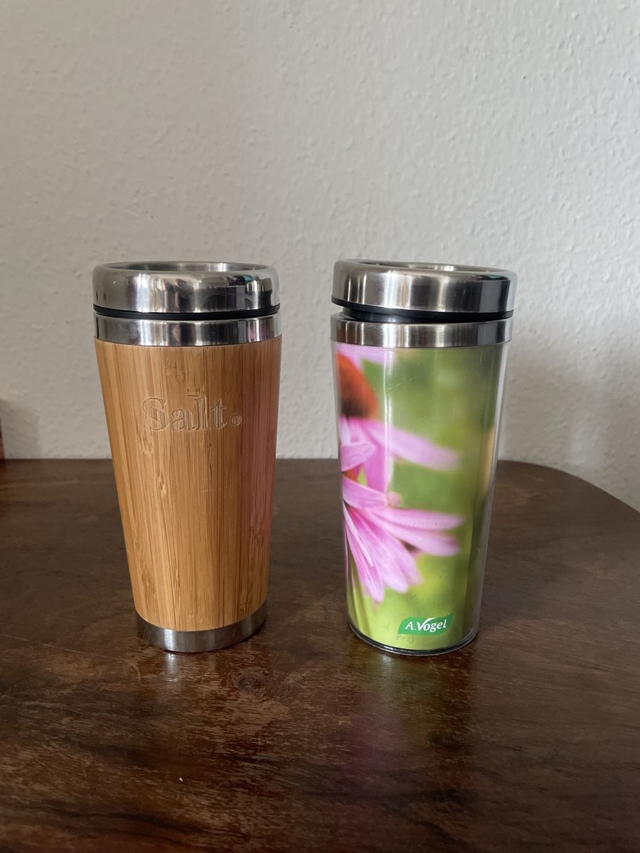 Tazze: Kaffee oder Tee Becher – Usato da Basel venduto da Blumi_13