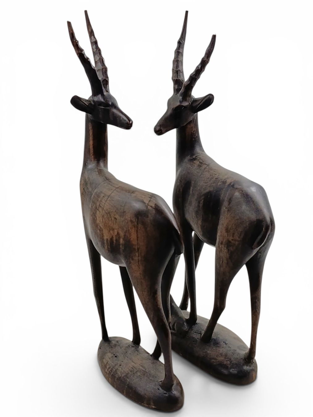 Sculture & Statue: Paar grosse alte Antilopen aus Holz  – Usato da Hochfelden venduto da Relict 3