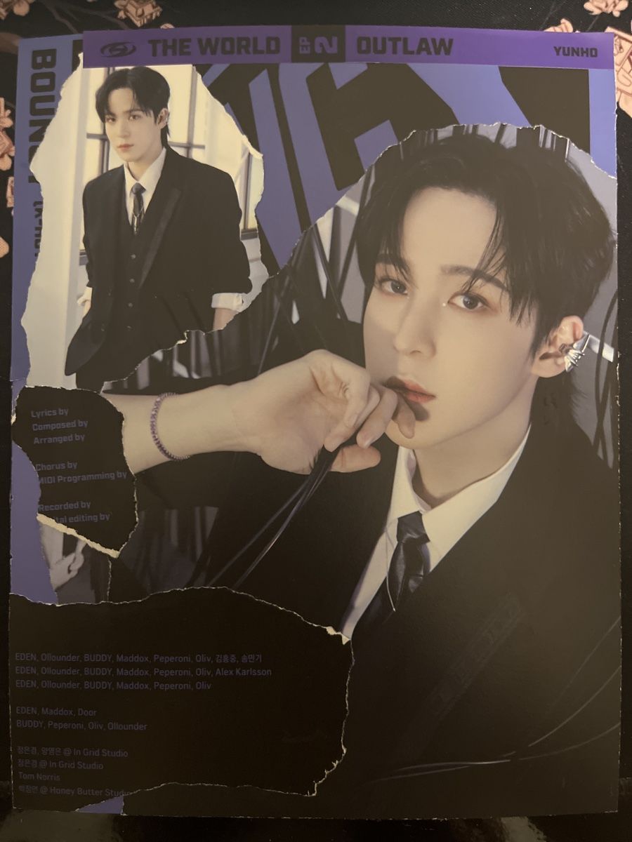 Carte collezionabili: Ateez Yunho Outlaw binder page – Nuovo (secondo la descrizione) da Urtenen-Schönbühl venduto da Mingyeonshi 1