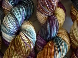 100% merino teinte à la main