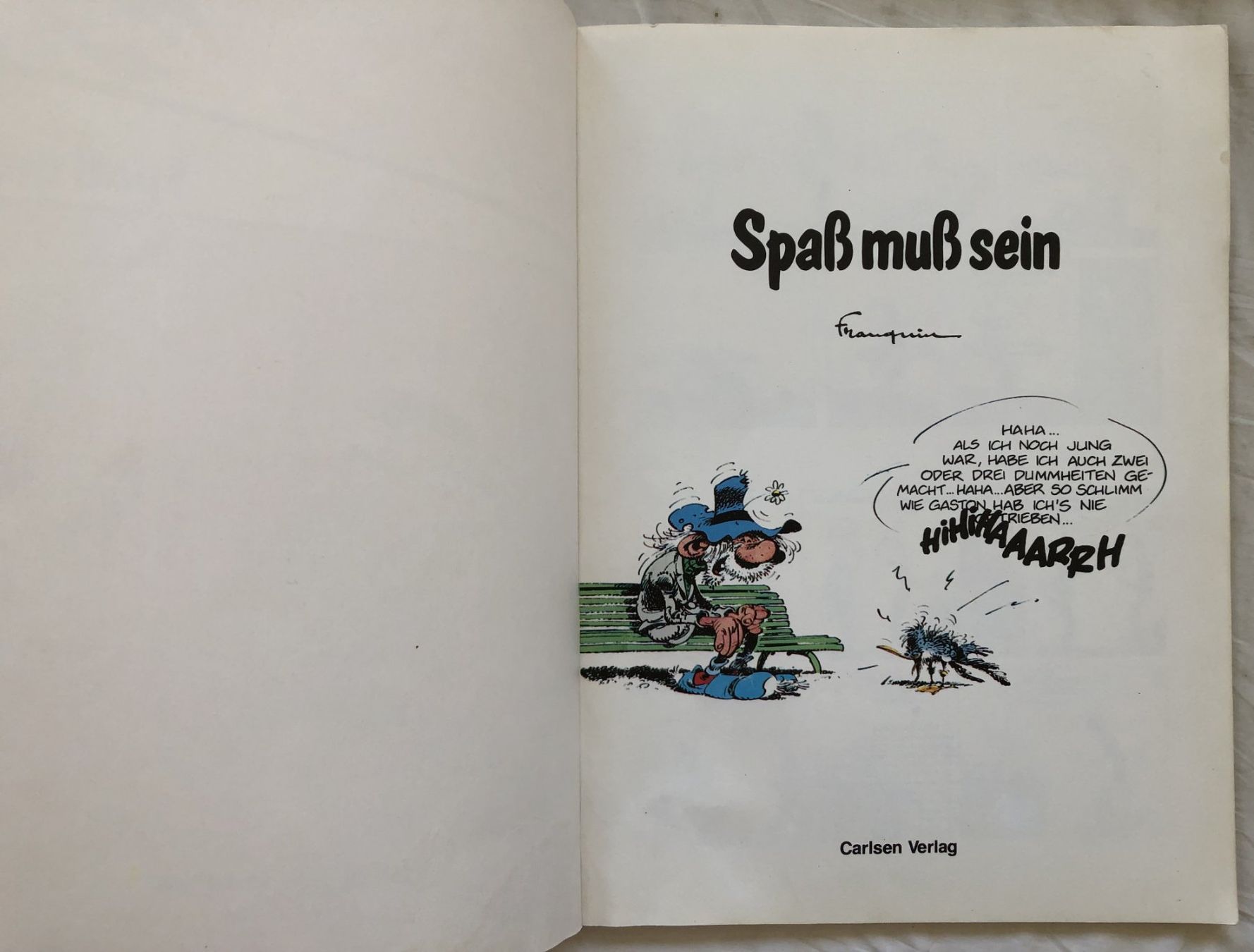 BD: GASTON - Band 11 - Spass muss sein – D'occasion à Schaffhausen par durruti 1