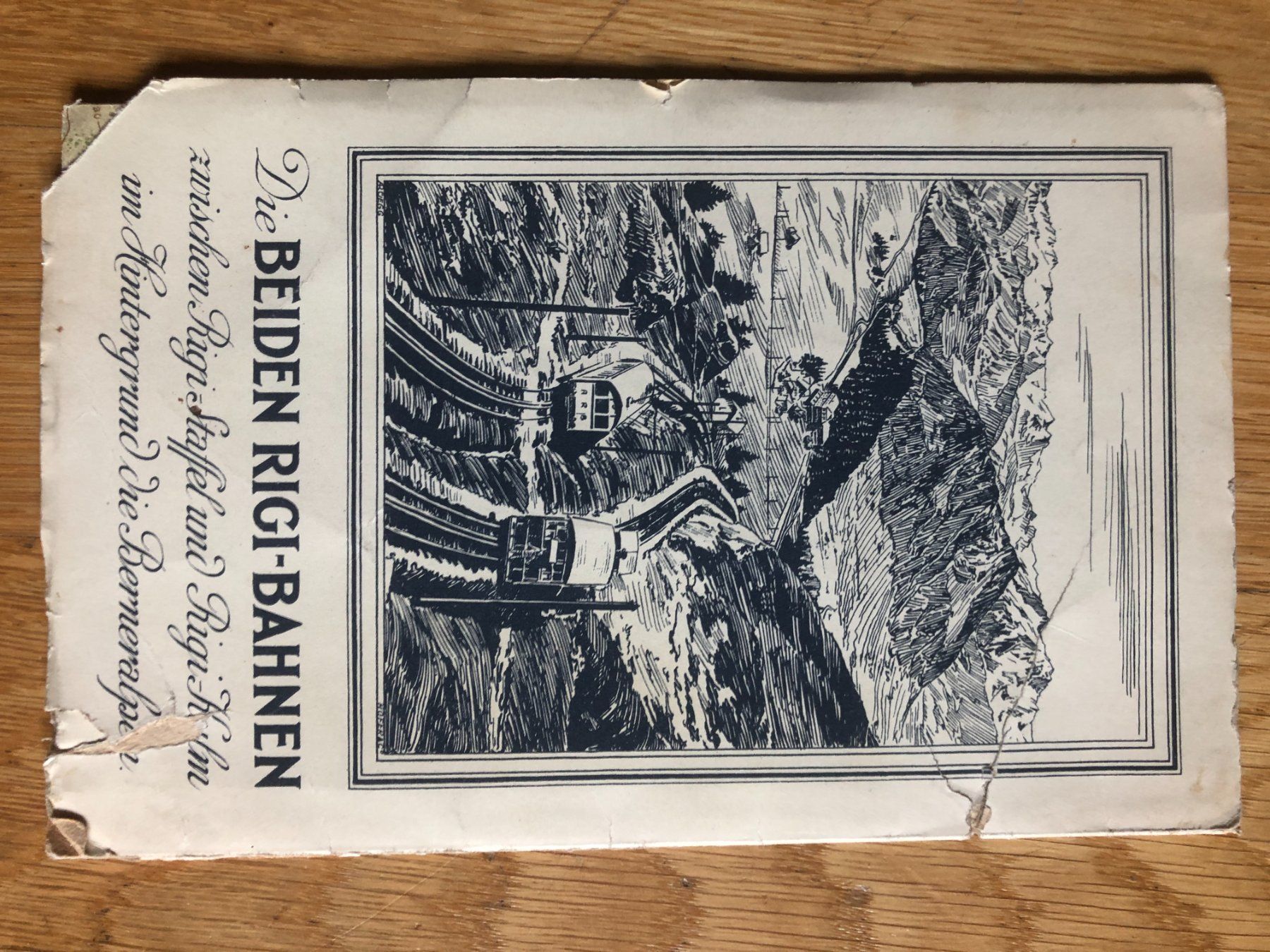 Landkarten & Atlanten: Hofer's Exkursionskarte: Rigi 1930 – Gebraucht aus Zürich von allp 9