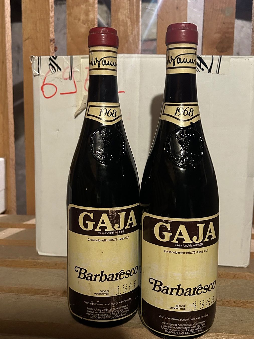 Wein: Exceptionnel GAJA Barbaresco 1968 – Neu (gemäss Beschreibung) aus Roche VD von avediscipule 7