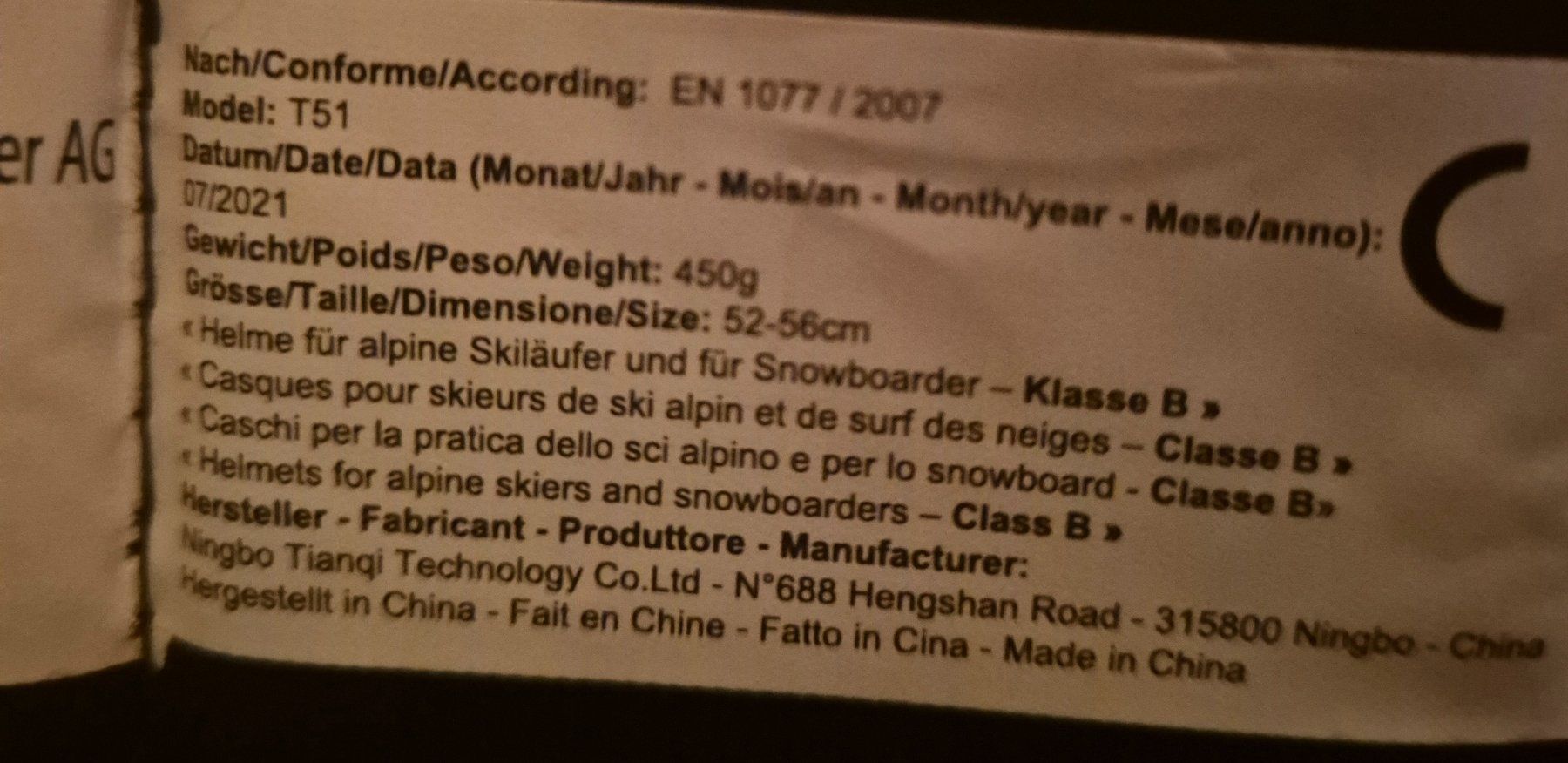 Caschi: Skihelm Celsus  52-56cm – Usato da Veyras venduto da kanema 3