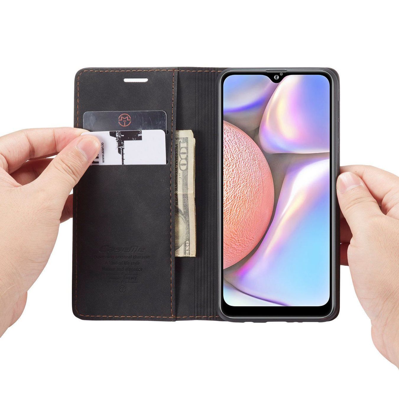 Samsung Cover & Protezioni schermo: Galaxy A14 - étui à rabat support portefeuille noir – Nuovo e nell'imballaggio originale da Morges venduto da DigiAC 2