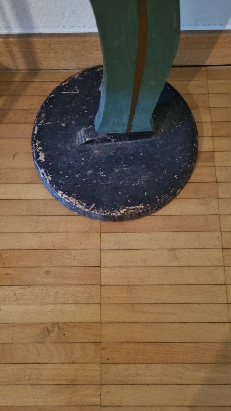 Sculture & Statue: Holz Figur mit Aschenbecher – Usato da Basel venduto da Jcva 9