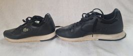Lacoste Linetrack Sneakers, schwarz, Leder, Gr. 45