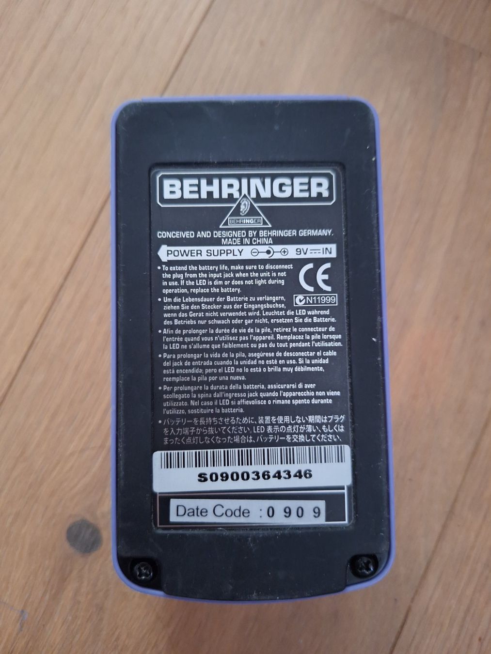 Strumenti musicali: Behringer Tube Overdrive Effekt Pedal – Usato da Dietikon venduto da Burrito78 2