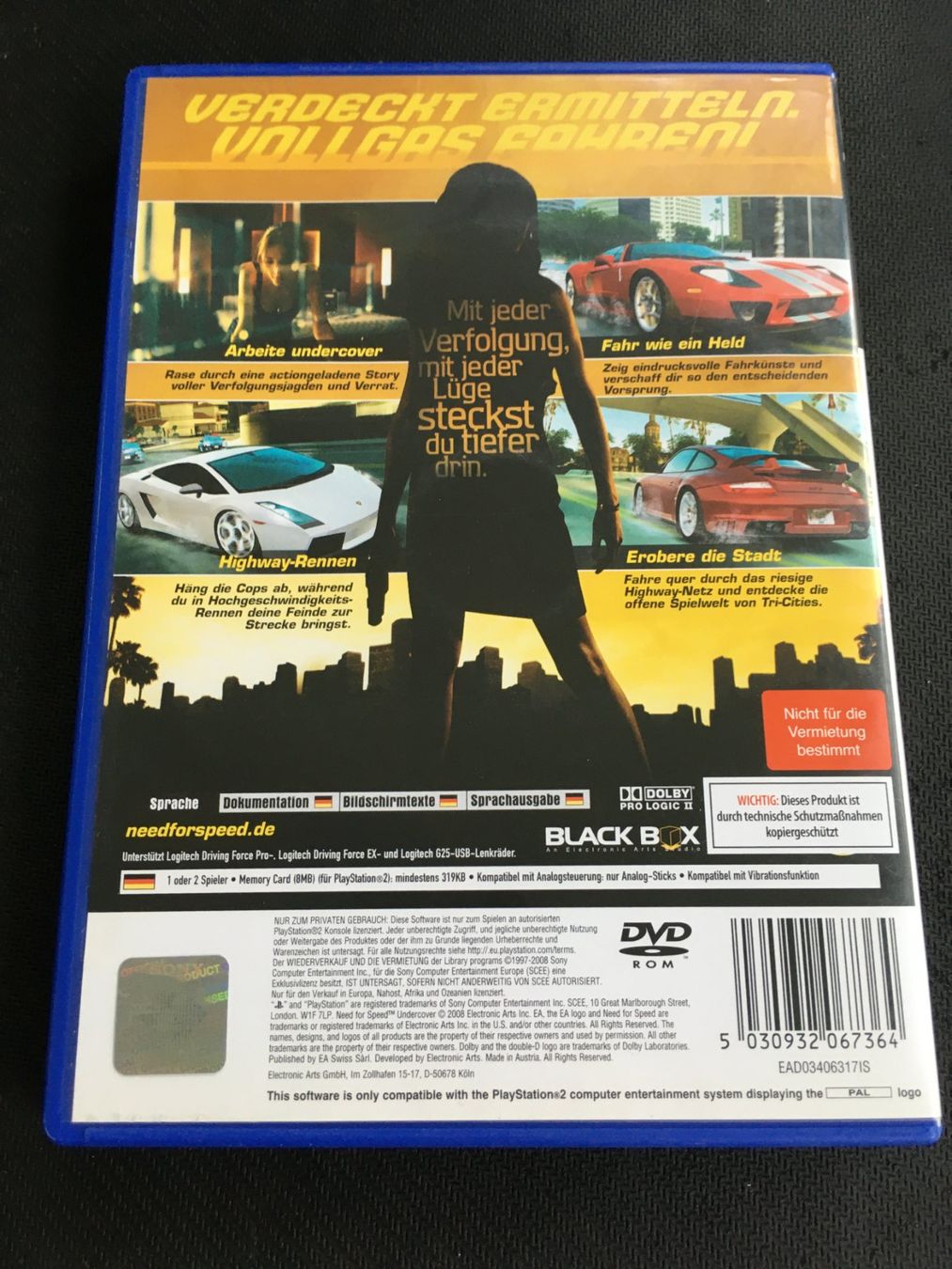 Sony Giochi: Need for Speed Undercover - PS2 Playstation 2 – Usato da St.Gallen venduto da sjosjo 1