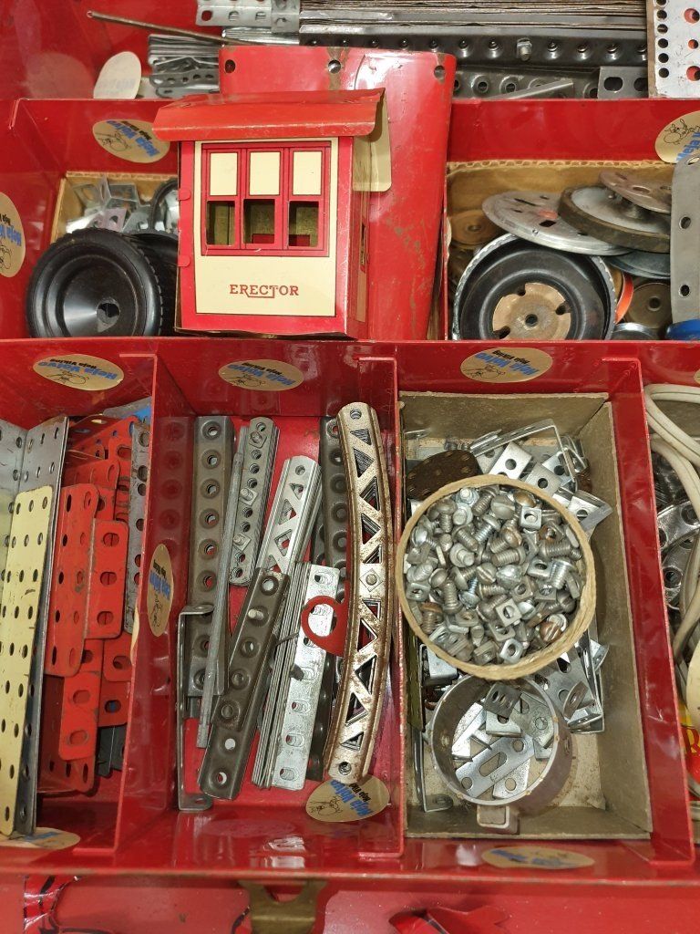 Meccano Kit di costruzioni: AC Gilbert Erector Set No. 12 1/2 MYSTERIOUS WALKING GIANT – Usato da Basel venduto da Rolibus 4