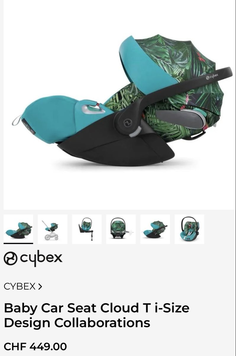 Cybex Seggiolini per auto: Cybex Cloud T i-Size Babyschale - Dj Khaled – Nuovo (secondo la descrizione) da Embrach venduto da shila_03 7