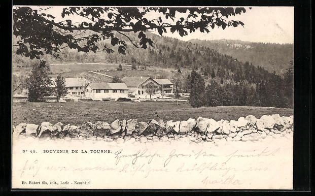 Cartoline postali: AK La Tourne, Panorama, 1899 – Usato da Berlin venduto da bartko-reher