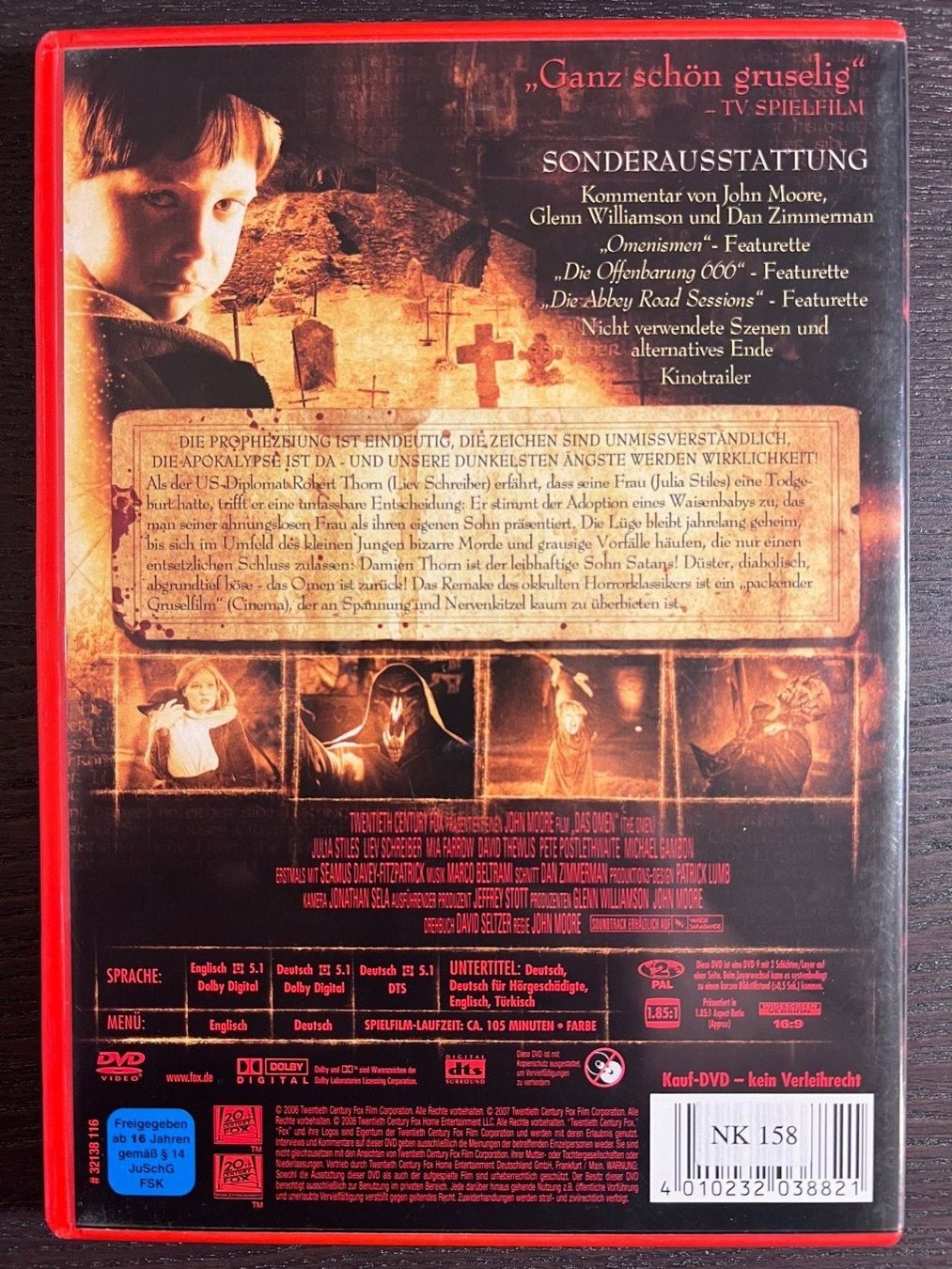 Tutti i DVDs: Das Omen – Usato da Zürich venduto da FilmFreunde 1