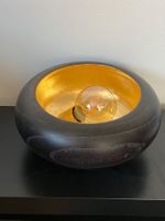 Lampe mit Blattgold und Filament/LED Leuchtmittel