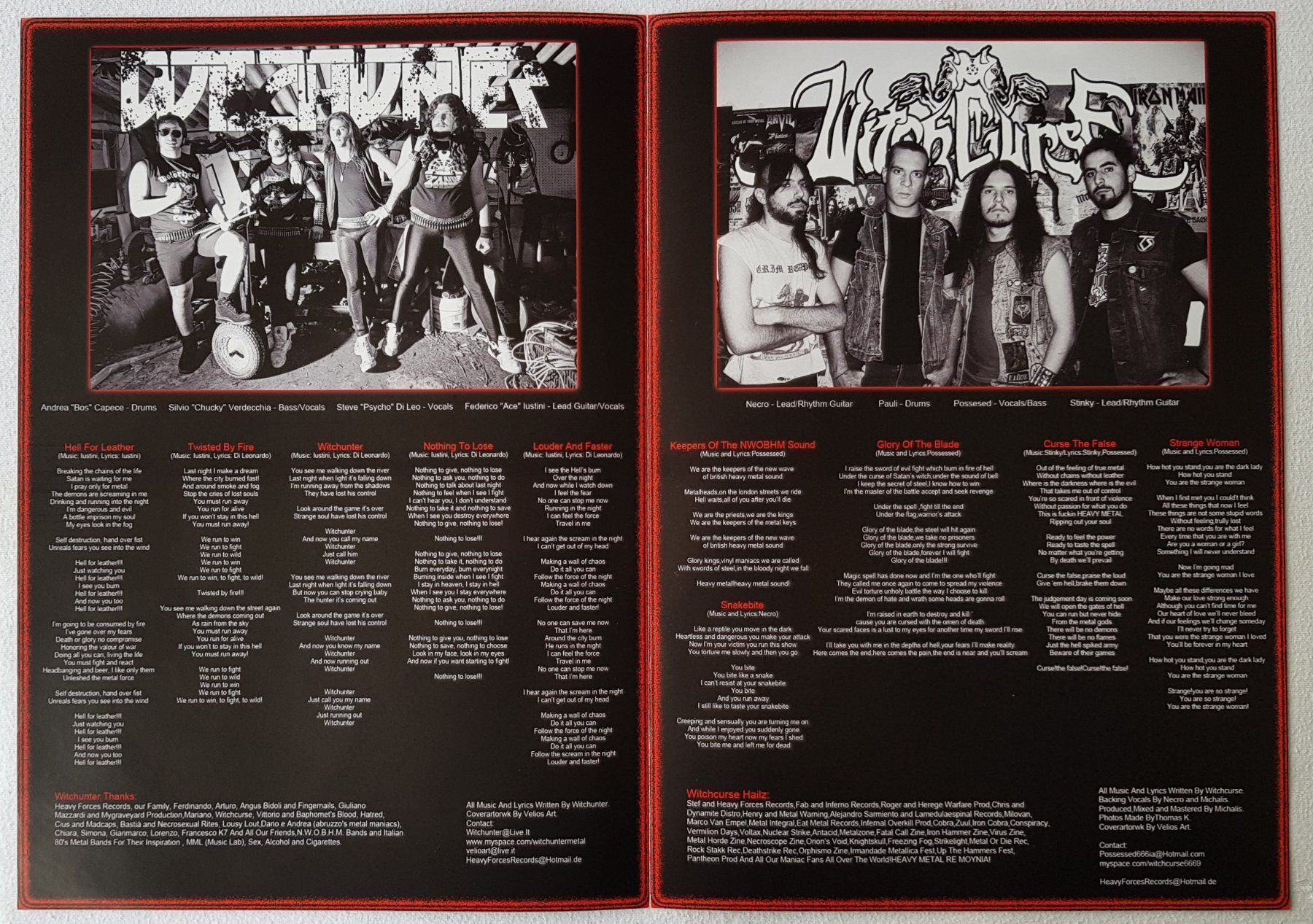 Dischi in vinile: Witchcurse / Witchunter - First Press - Limited to 500 – Usato da Uster venduto da Zardodel 7