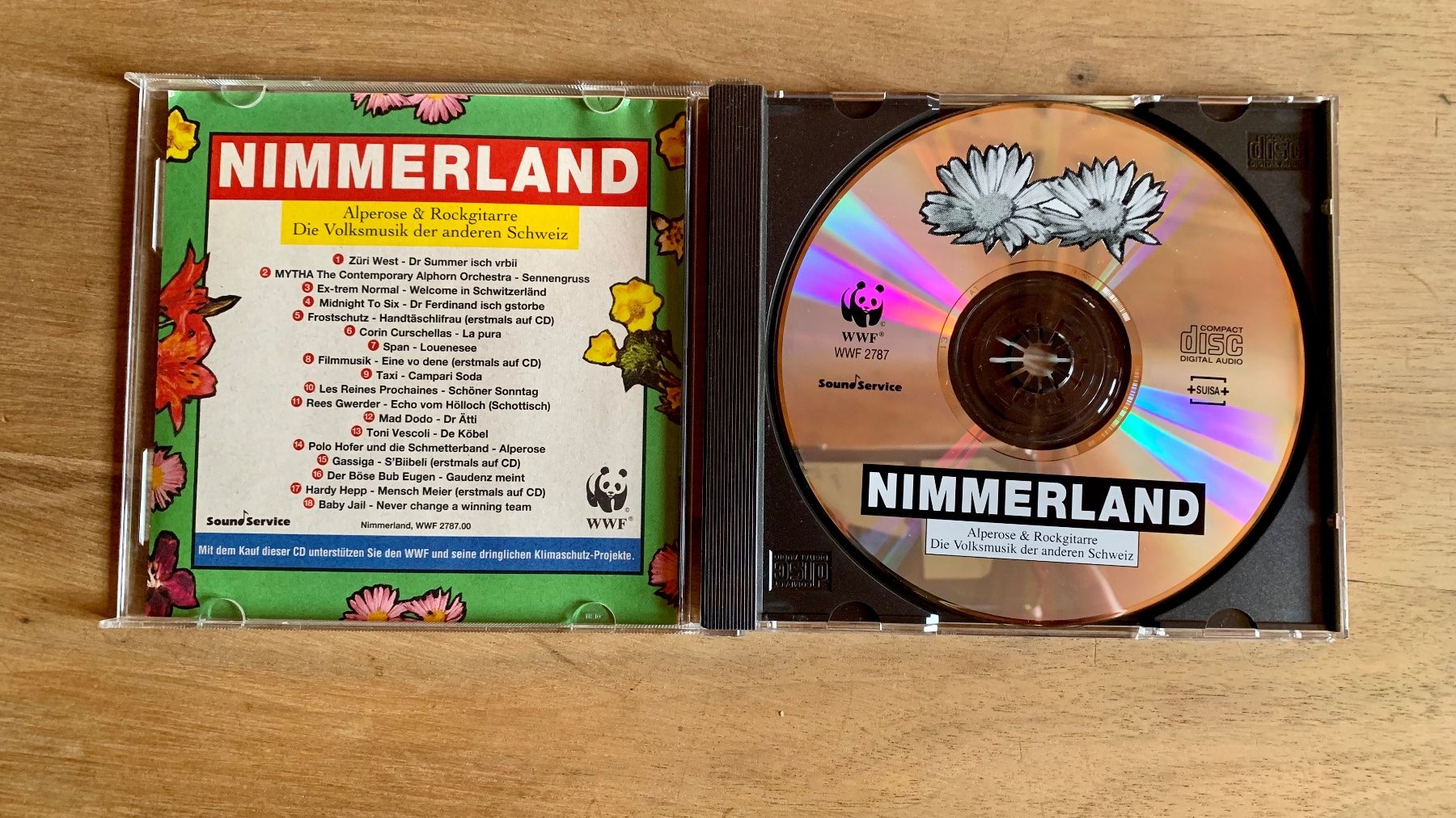 CD: Nimmerland - Diverse Schweizer Interpreten - CD – Usato da Pontresina venduto da il-bain 2