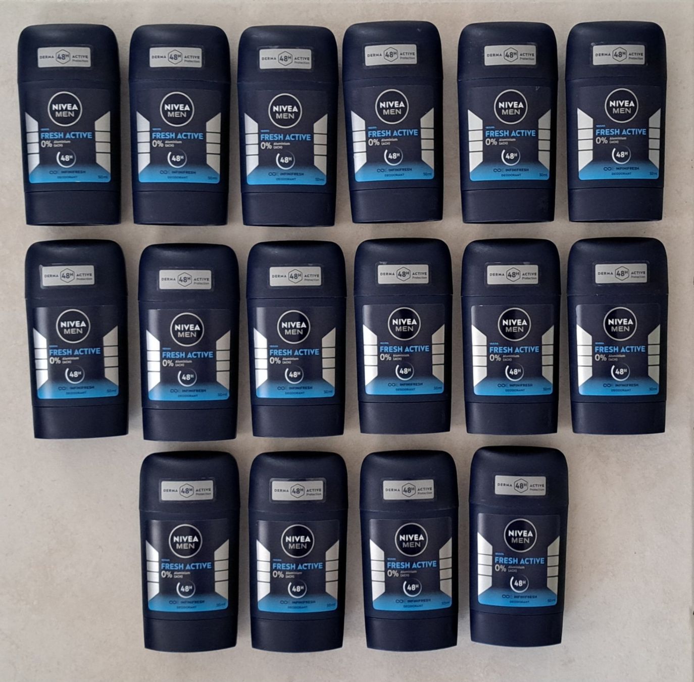 Nivea Sonstige Körperpflege: ***** 16x Nivea Men Fresh Active Deodorant - 0% Aluminium – Neu und originalverpackt aus Villaz-St-Pierre von Ubid