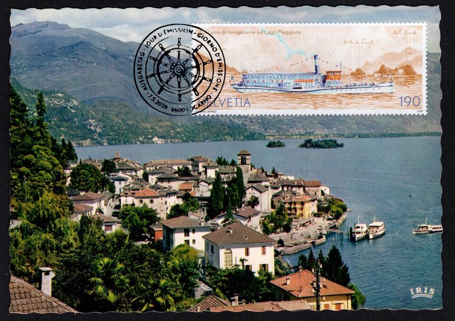 Tutti i francobolli: Maximumkarte Schifffahrt Lago Maggiore – Nuovo (secondo la descrizione) da Dottikon venduto da haeusibuh5