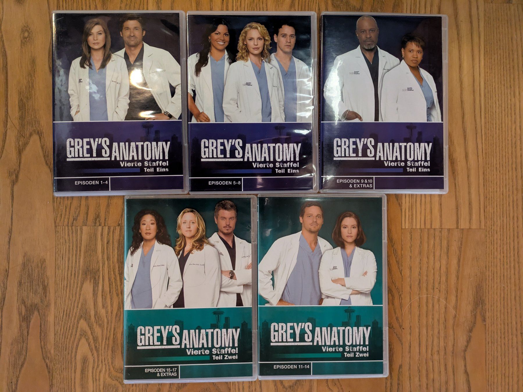 Alle DVDs: DVD-Set: Grey's Anatomy, Staffeln 1 - 4 – Gebraucht aus Männedorf von Pacer19 3
