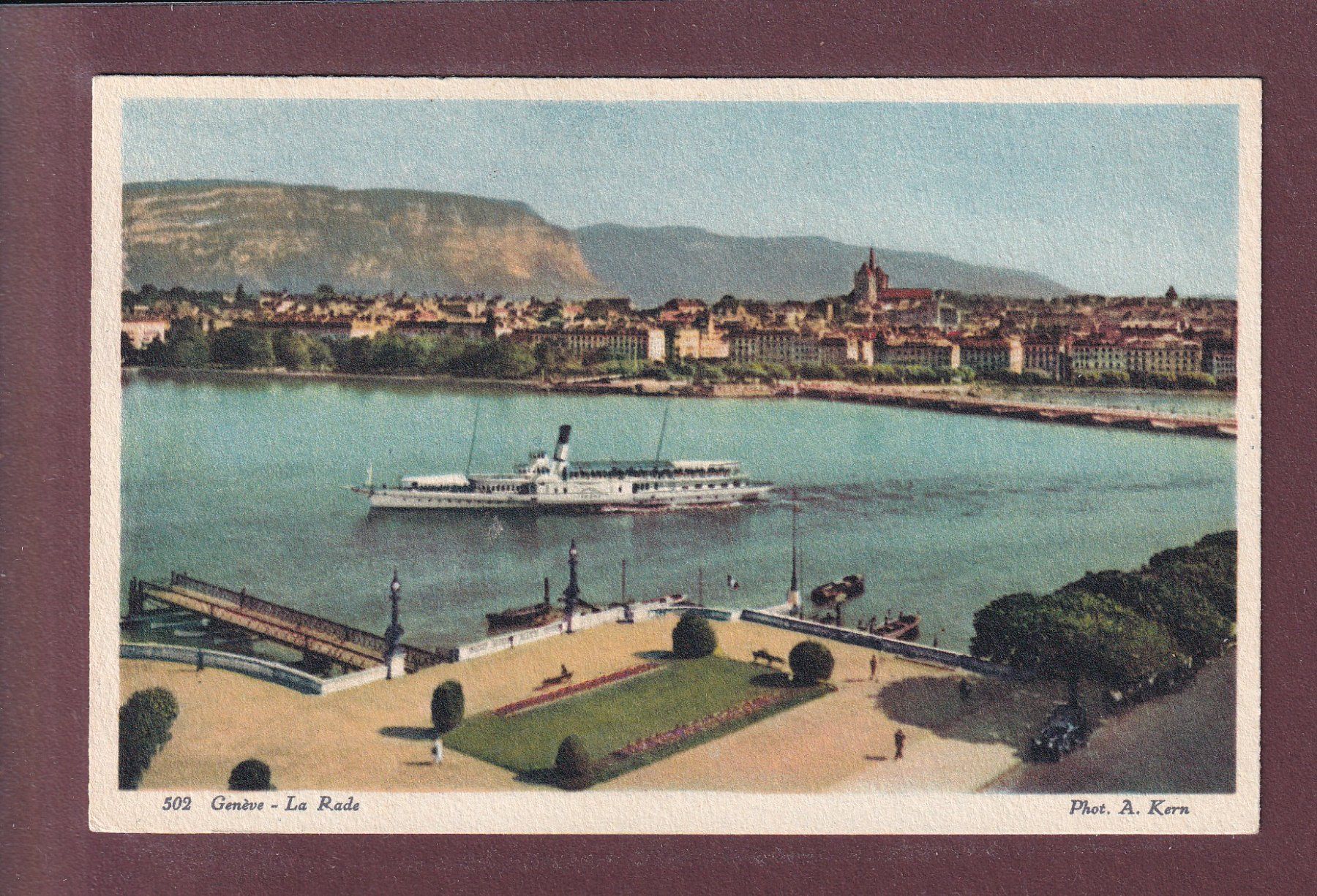 Cartes postales: GENEVE - La rade - 1936 – D'occasion à Pully par nicecards
