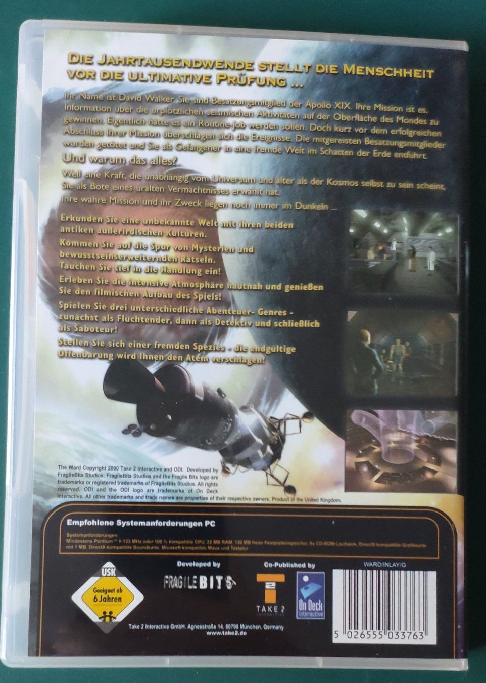 Giochi: Die Ward PC CD Rom Spiel Komplett Rare Sci Fi adventurecompl – Usato da Volketswil venduto da Spacepanda 3