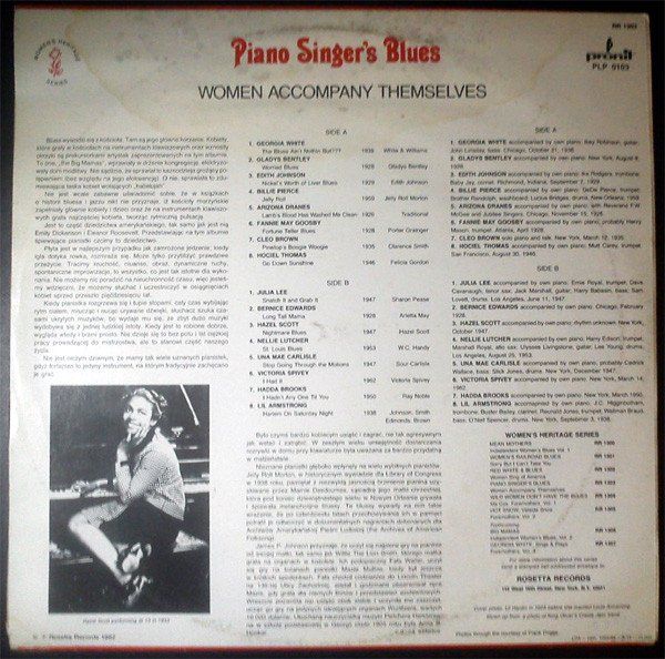 Schallplatten: Piano Singer's Blues – Neu (gemäss Beschreibung) aus Hellikon von Jogi73 1