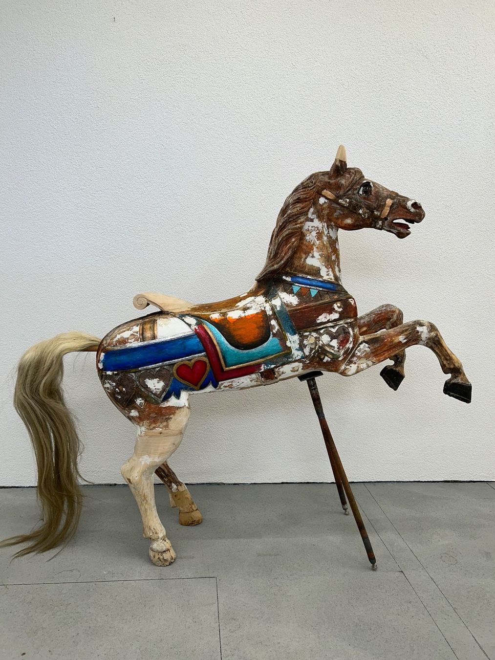 Statuette: Karusselpferd Karussellrössli Pferd Rössli – Usato da Niederried b. Interlaken venduto da Zg777