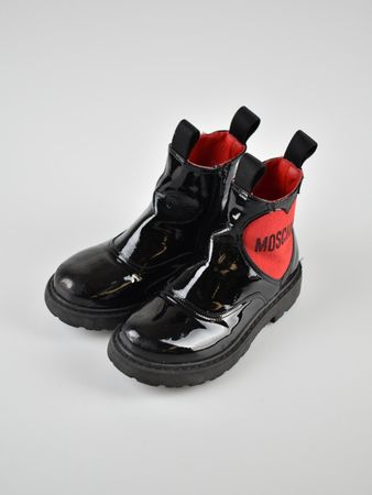 Moschino Lackleder Boots Gr.30