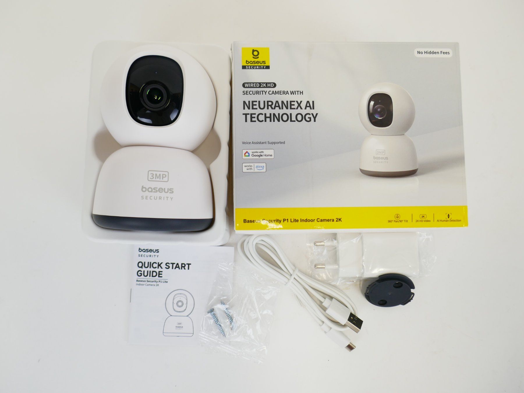 Fotocamera: Baseus Security P1 Lite Indoor Kamera 2K (3MP) – Usato da Urtenen-Schönbühl venduto da Restwert_Schoenbuehl