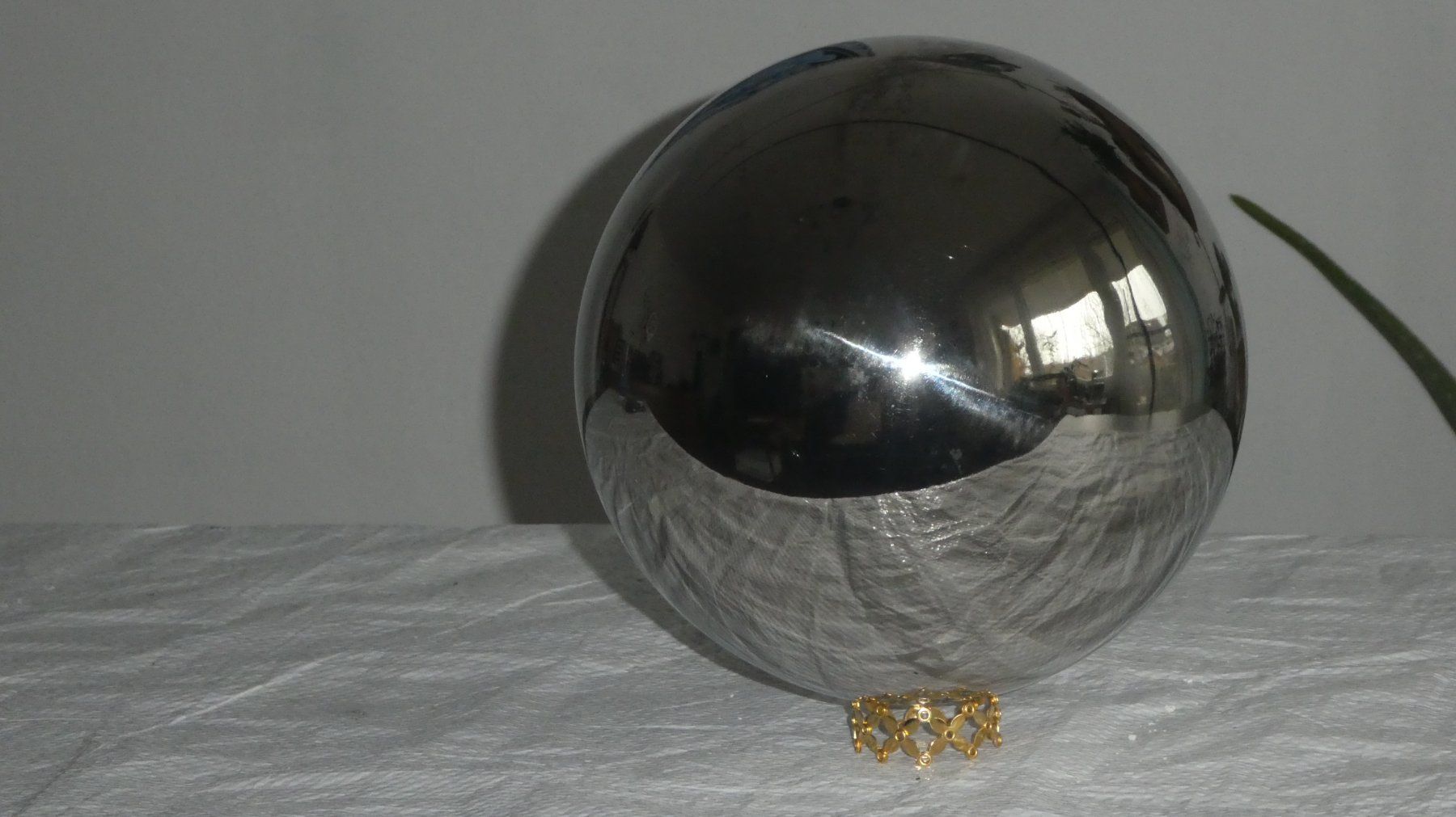 Tutte le decorazioni: Grosse Dekokugel 20cm aus Metall – Usato da Diessenhofen venduto da Hundeseele 2
