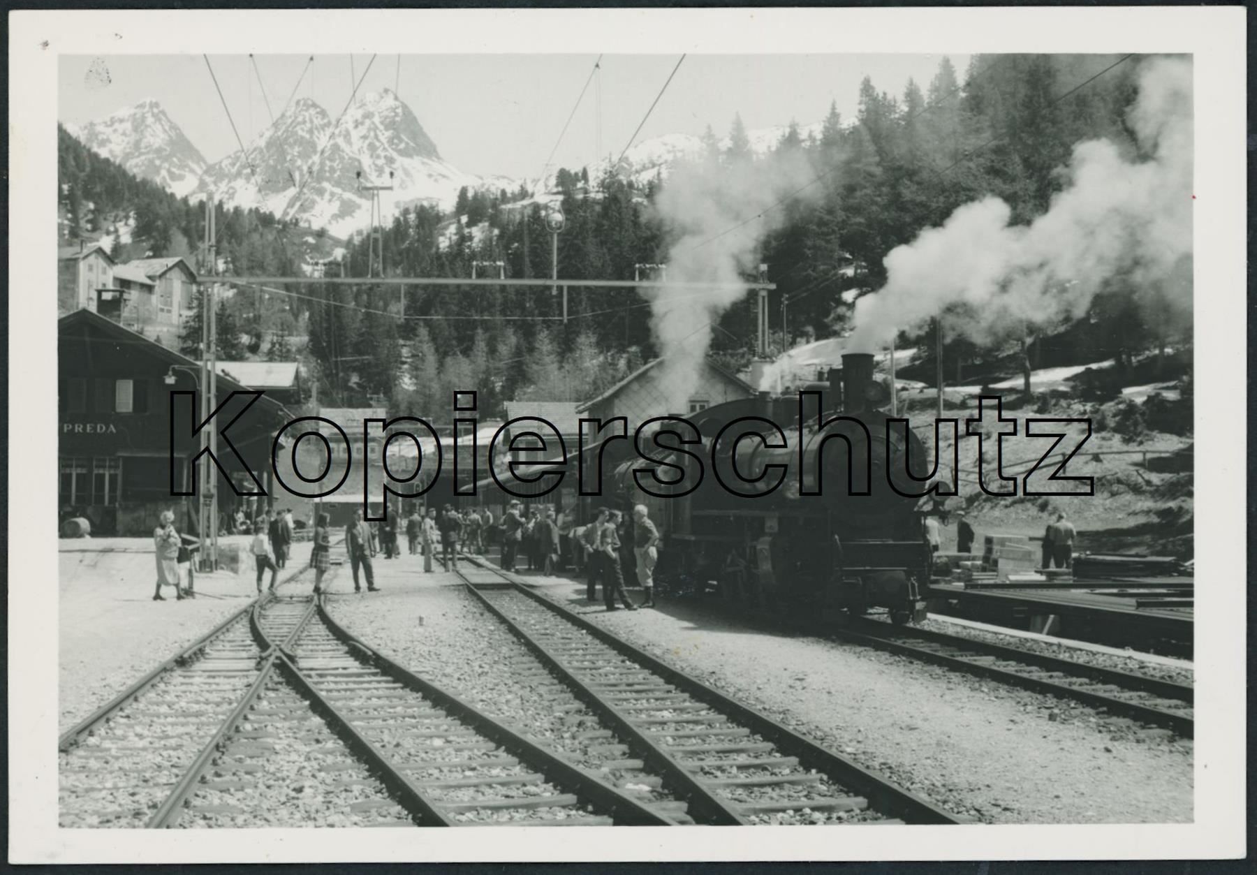 Cartoline postali: GR Preda - Albula Rhätische Bahn RhB – Usato da Schindellegi venduto da leecollect