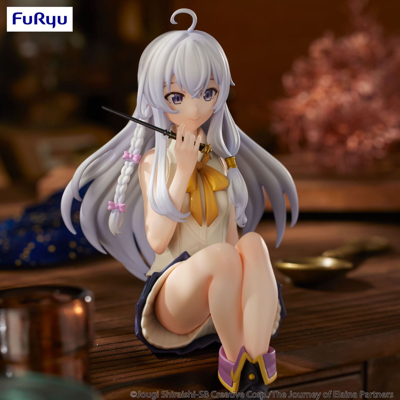 Statuette: Wandering Witch Noodle Stopper Elaina 13 cm – Nuovo e nell'imballaggio originale da St-Imier venduto da ATTAKSHOP 2