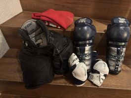 Hockeyausrüstung zum Austragen ca. Gr. 110