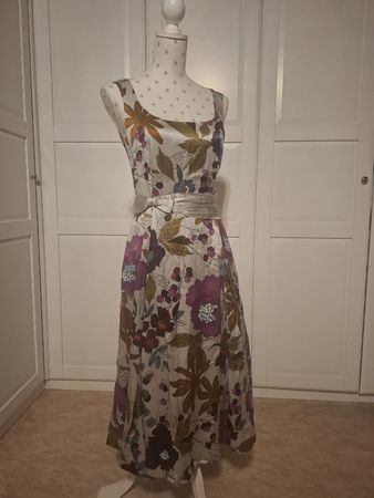 Laura Ashley Sommerkleid, Gr. 36, echte Seide, Top Zustand!