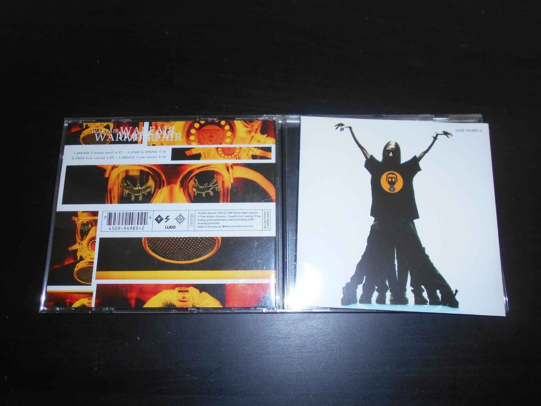 CD: Clawfinger – Warfair / 1994 / 4 Tracks – Usato da Aarberg venduto da witchhunter01 1