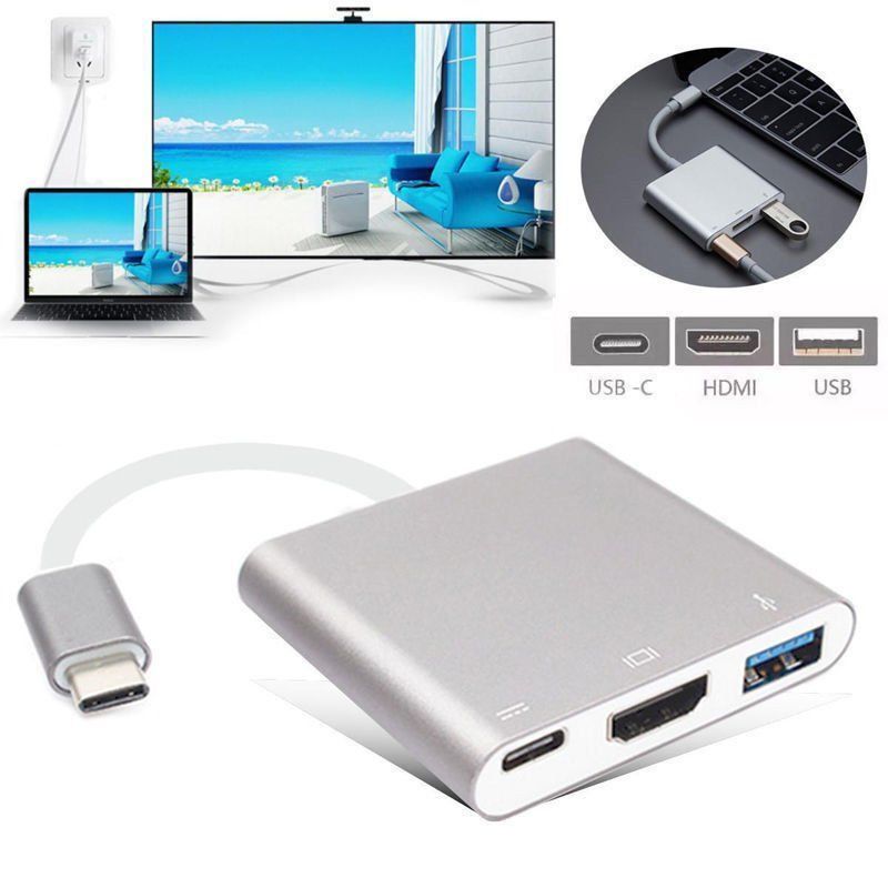 Laufwerke & Adapter: Digital AV Multi Port Adapter USB 3.1 Type-C to 1 HDMI 4K – Neu (gemäss Beschreibung) aus Kirchdorf AG von csnmclub 1
