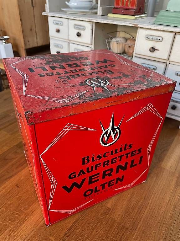 Contenitori & Simili: Alte Blechbüchse Wernli Olten – Usato da Worben venduto da Retog777