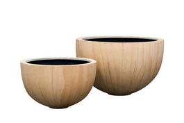 Gefäss (Set à 2) - Holz Décor - neu