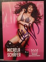 Micaela Schäfer - handsignierte Autogrammkarte