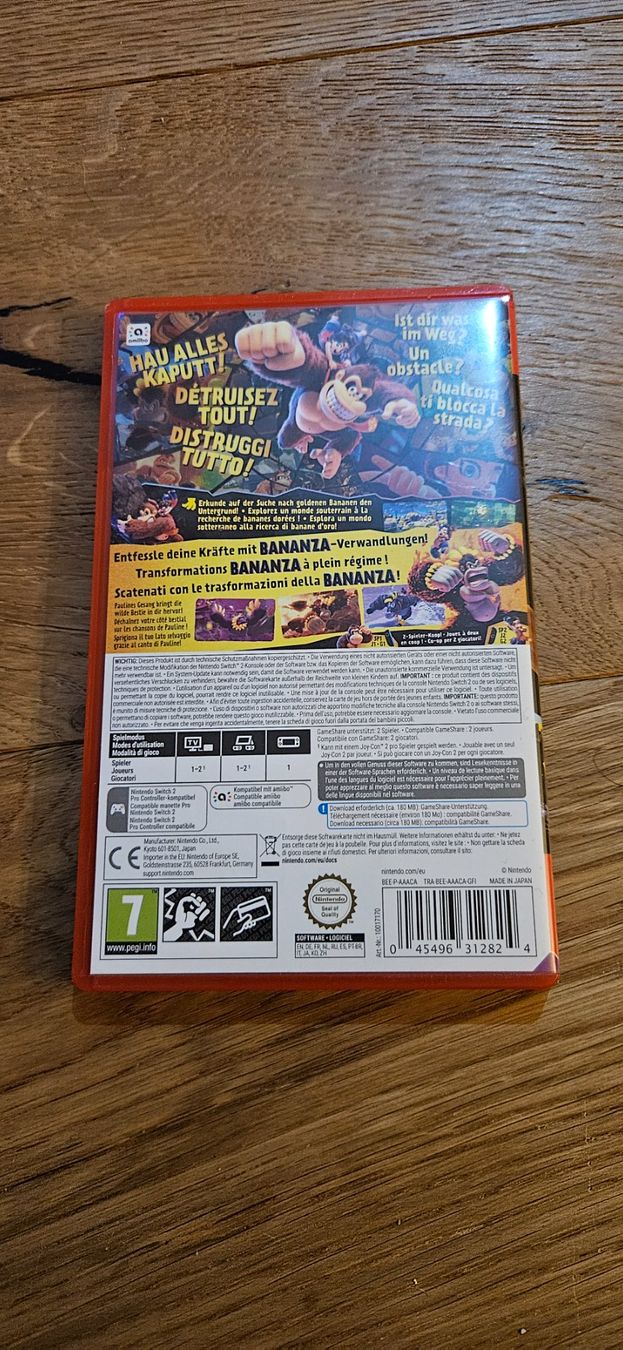 Nintendo Giochi: Nintendo switch 2 spielDonkey Kong Bananza – Usato da Rorschacherberg venduto da ram_wd77 1
